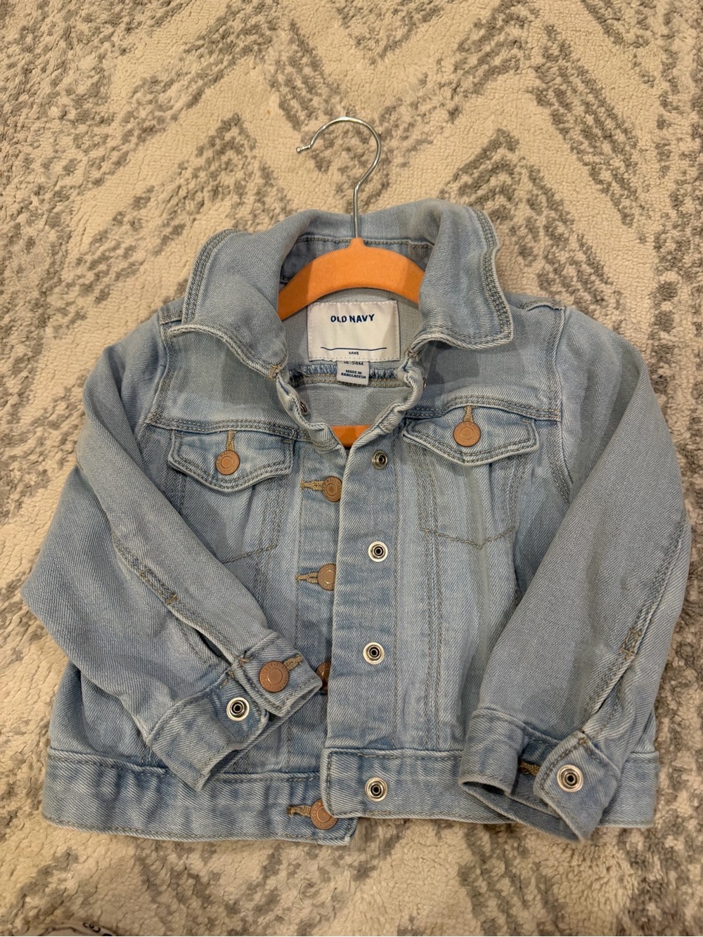 Old Navy Light Wash Denim Jacket for Kids